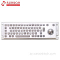 304 Keyboard Metal Stainless Steel kanggo Mesin Self-Service